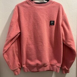 Brain Dead Pink Fleece Crewneck